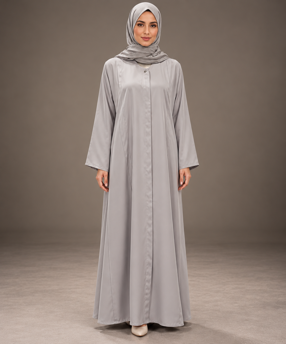 AshIvory White Abaya
