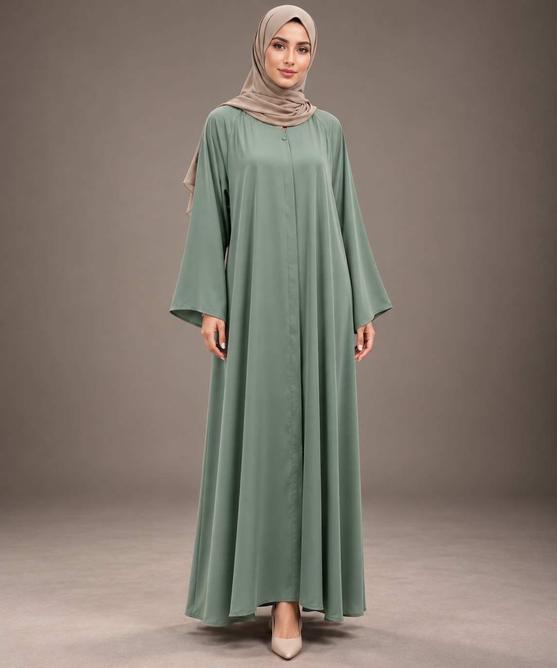 Pistachio Green Abaya
