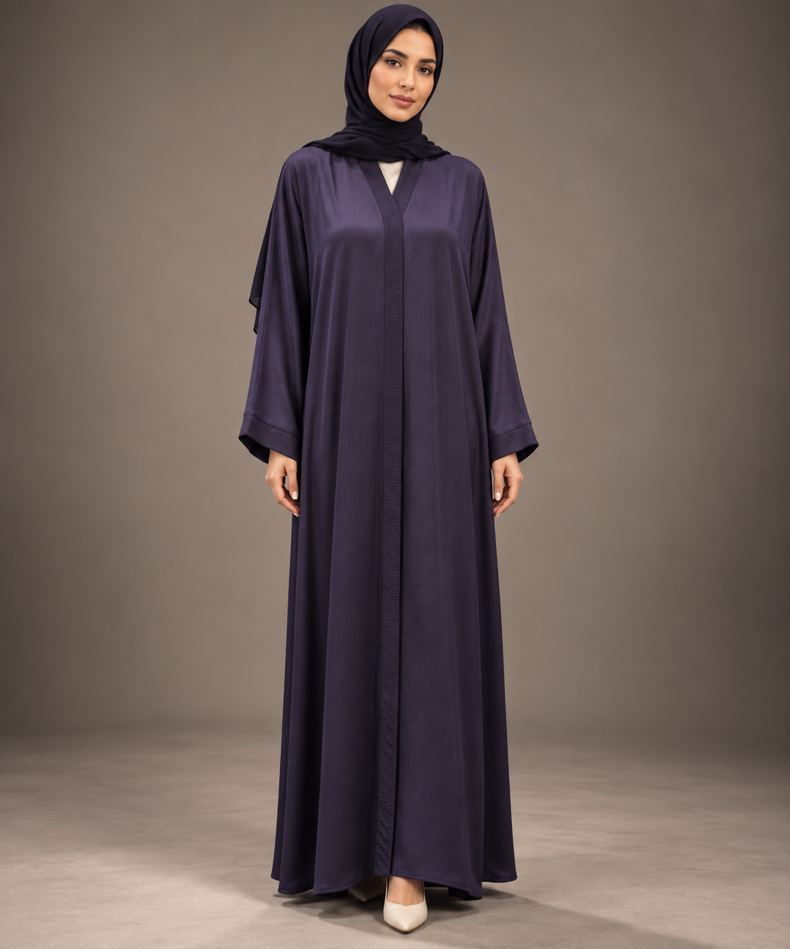 Soft Navy Abaya