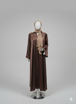 Chocolatty Abaya Front Open