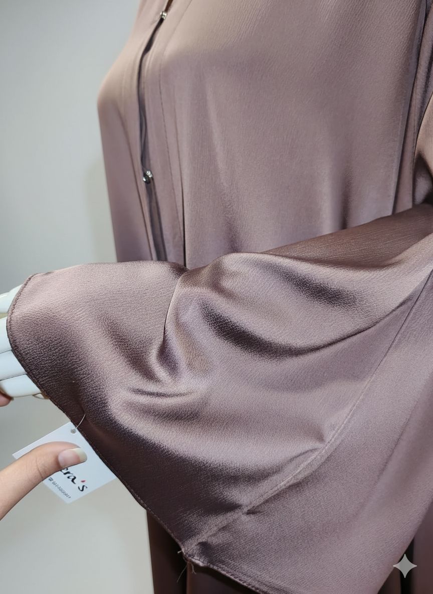 Chocolatty Abaya Front Open