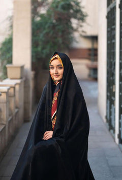 Self-Print Irani Chadar — Tahera's modest wear Pakistan