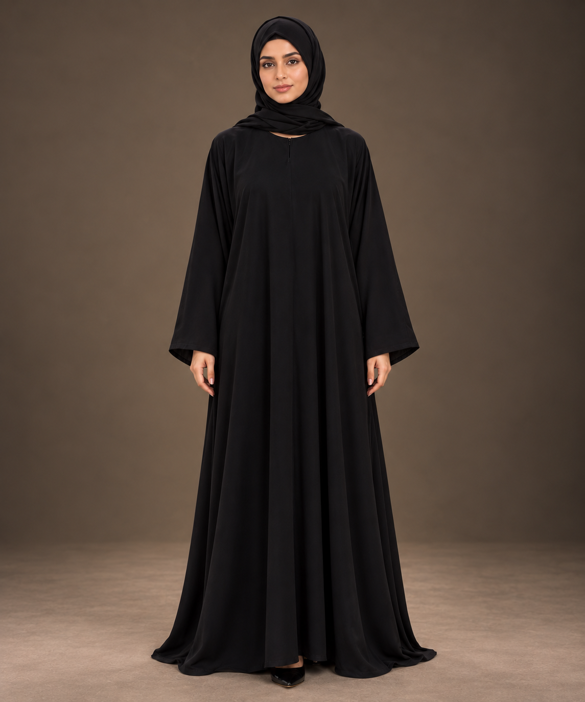 Front Closed Abaya