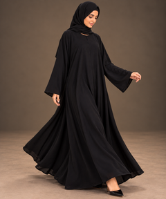 Front Closed Abaya — Tahera's modest wear Pakistan