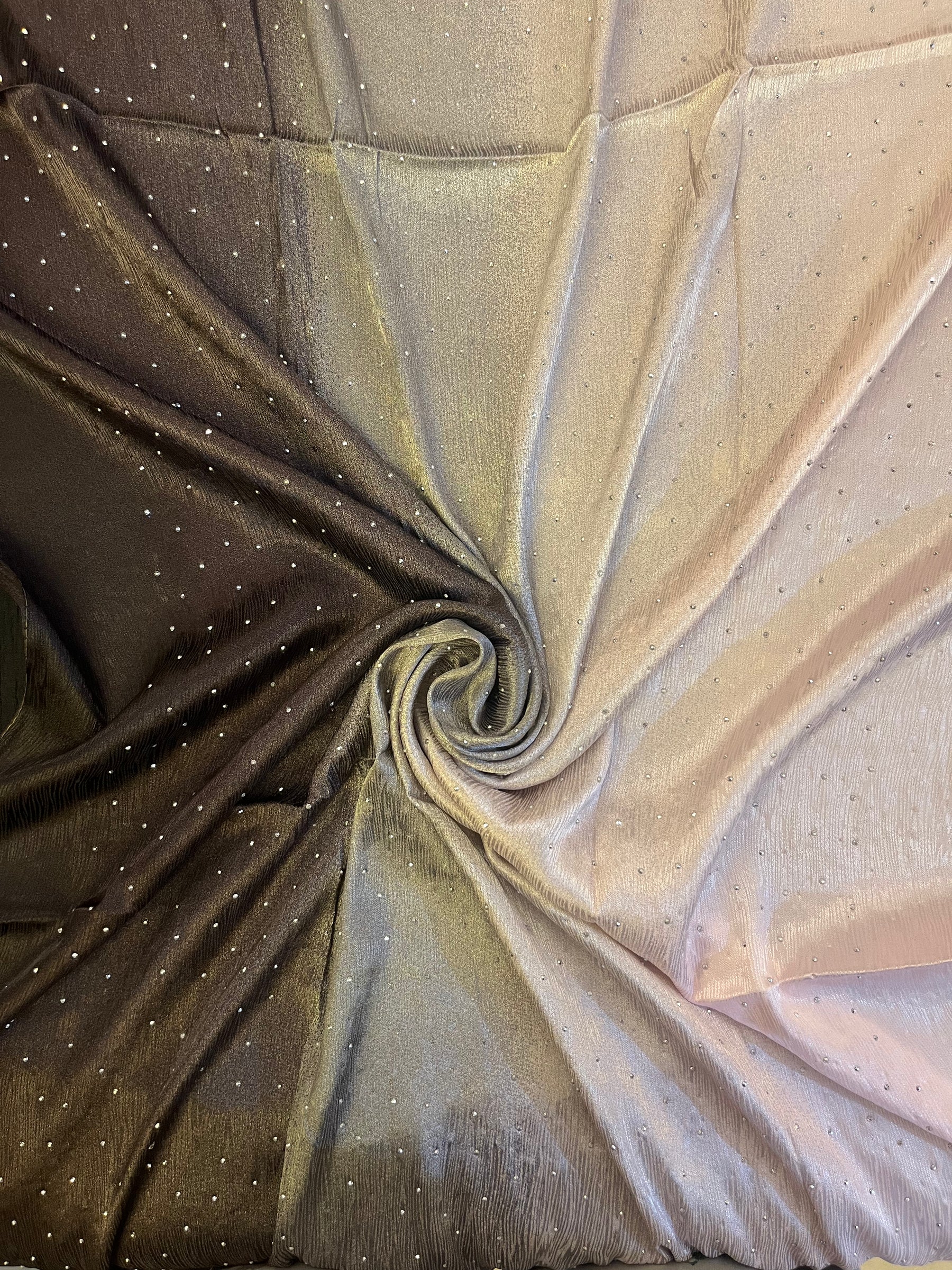 HIJAB | Double Shaded Brown and White