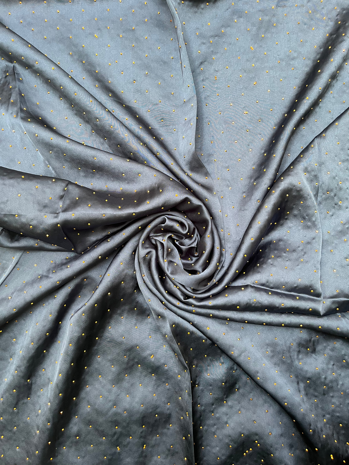 Hijab| Staller  Charcoal Silk Stone