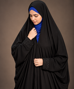 Iraqi Chadar Embroidered Sleeves — Tahera's modest wear Pakistan
