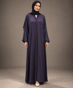 Soft Navy Abaya — Tahera's modest wear Pakistan