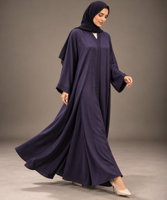 Soft Navy Abaya — Tahera's modest wear Pakistan