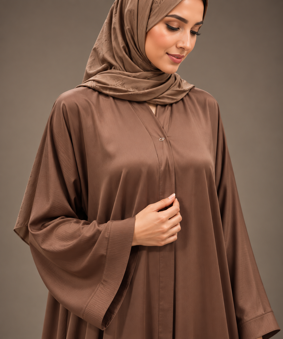 Teak Bronze Abaya