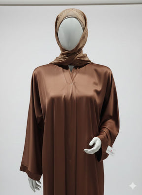 Bronze Abaya Front Open
